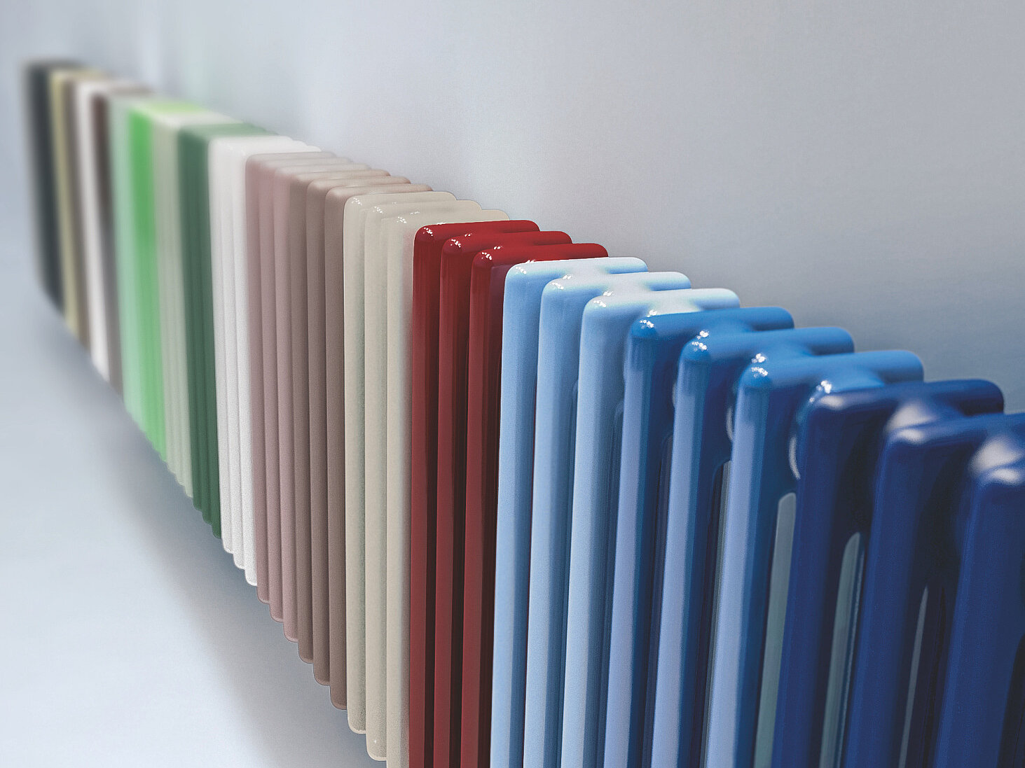 Photograph Zehnder Charleston Decorative radiator Angled view