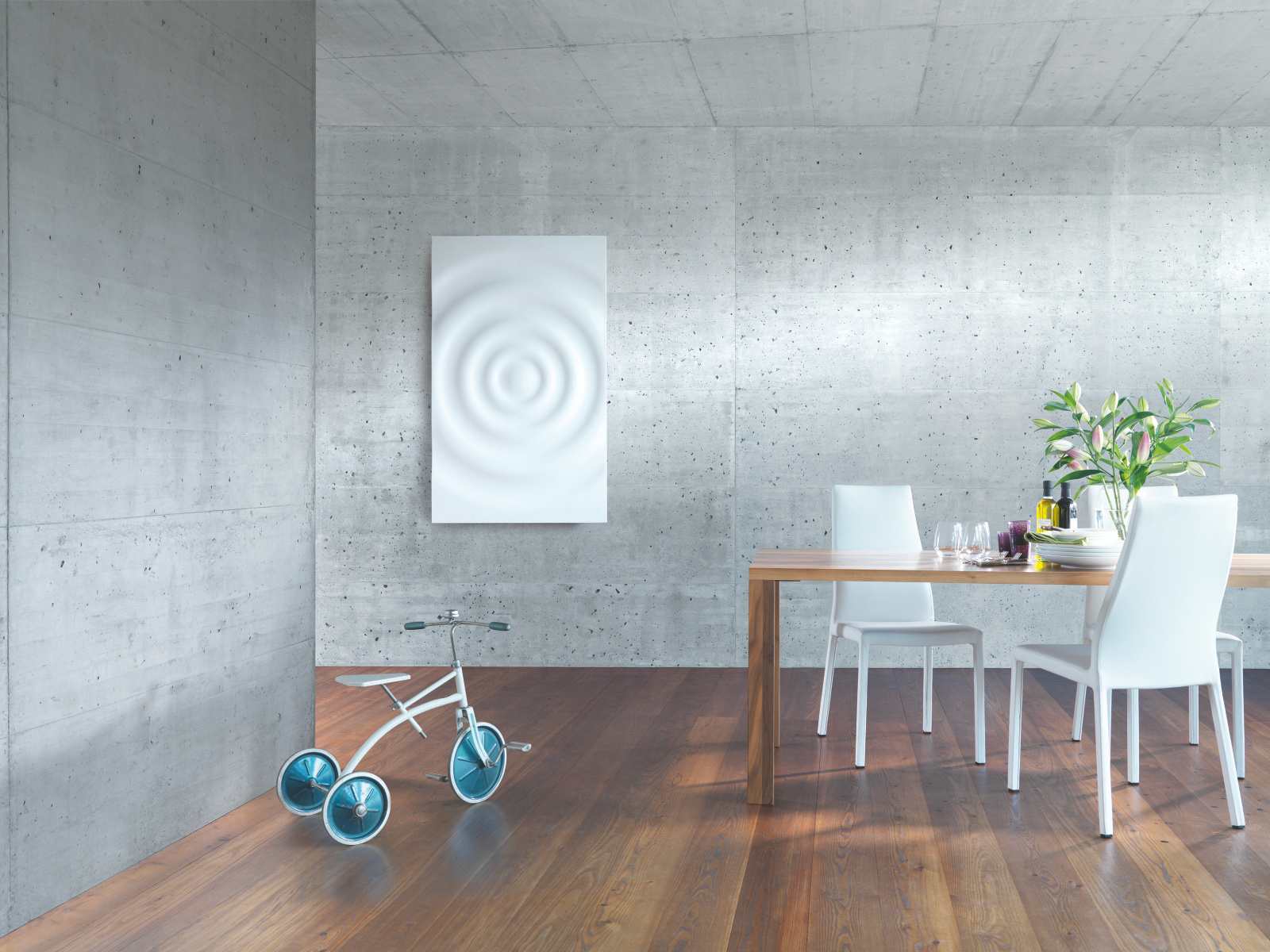 Rendering Zehnder Splash Decorative radiator 
