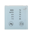 Cut-Out Janda Bow Decorative radiator Front view