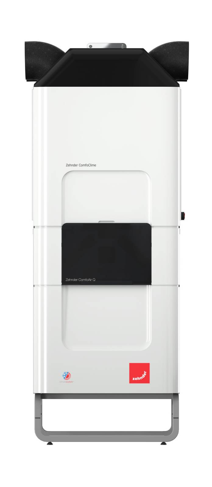 Zehnder_CSY_ComfoClime_ComfoAirQ_Cutout_Front Cut-Out Zehnder ComfoClime Q Comfortable indoor ventilation Front view