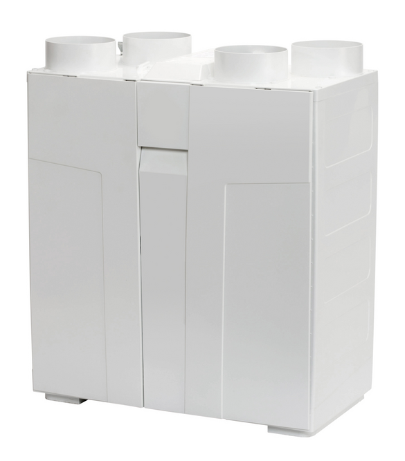 Cut-Out Zehnder ComfoAir 155WM Comfortable indoor ventilation Angled view